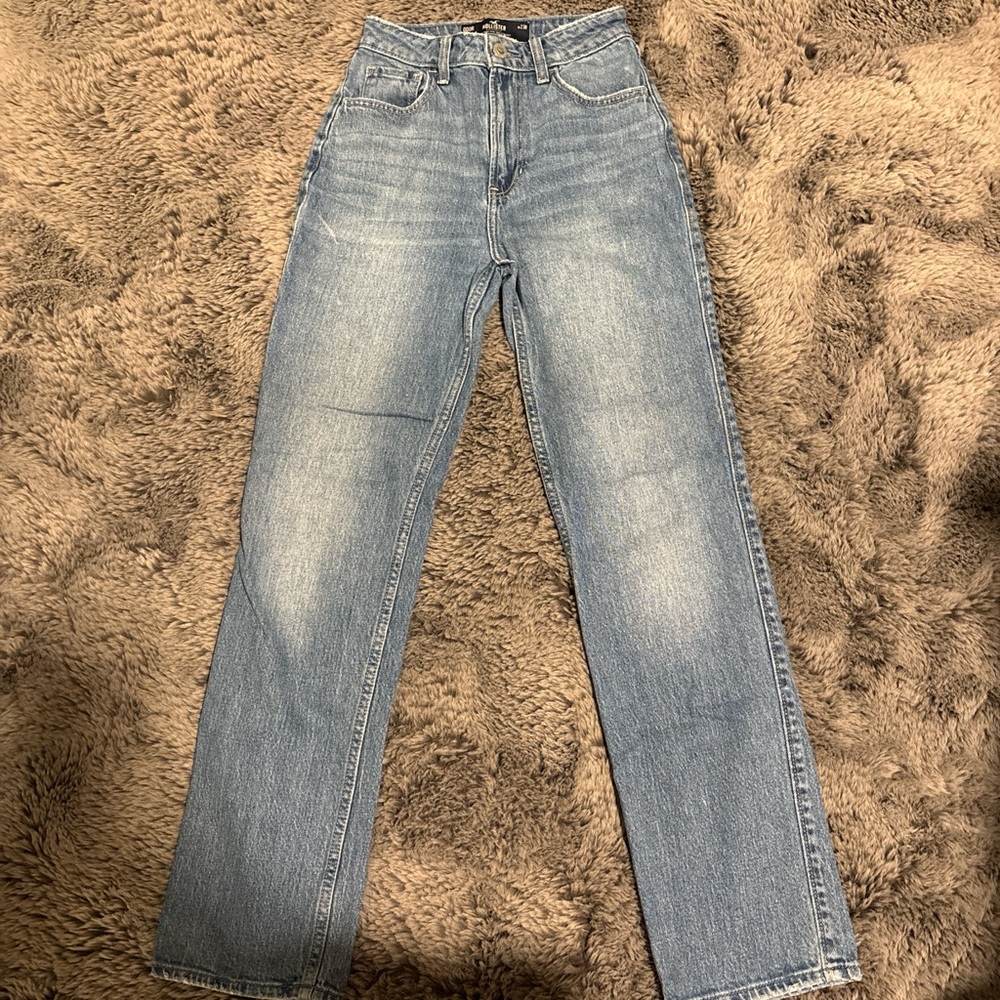 Hollister Light Blue Straight Leg Jeans